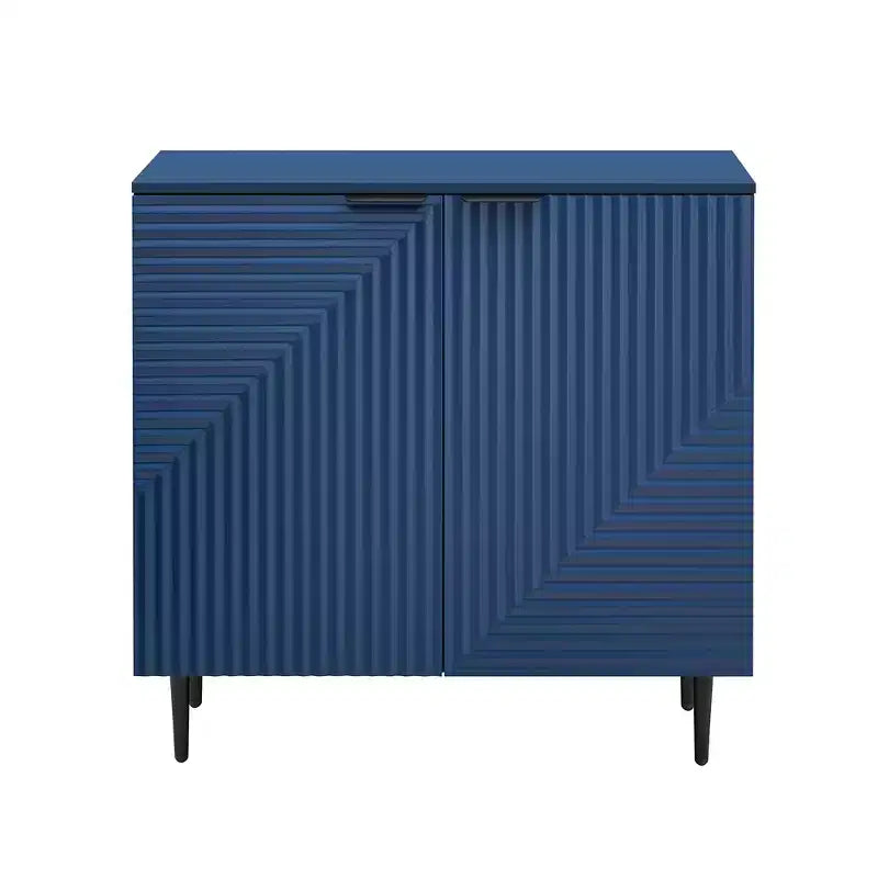 Modern 2 Door Storage Cabinet with Adjustable Shelves