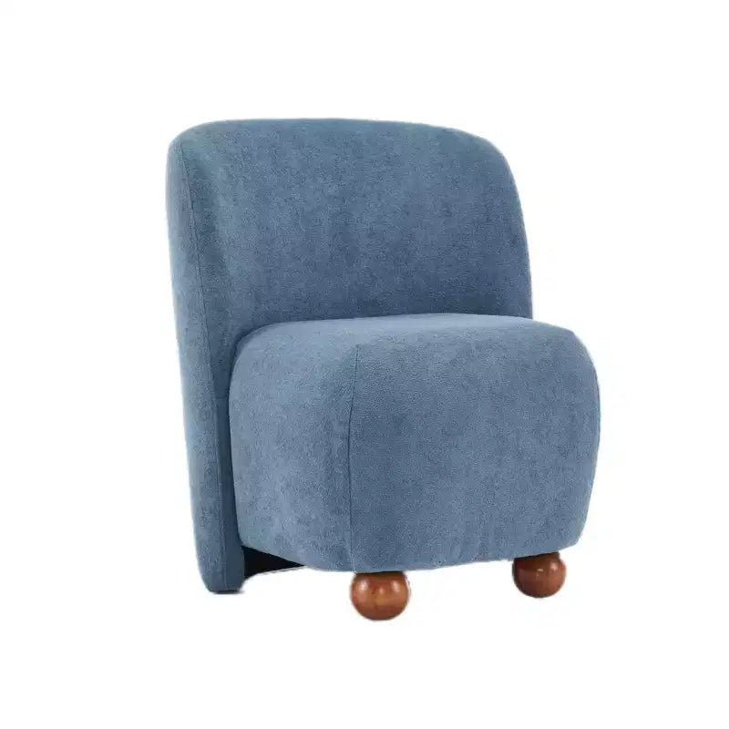 GDFStudio Samuel Modern Low-Back Armless Accent Chair, White