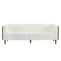 GDFStudio Croton Contemporary 89.75 Fabric/Boucle Tufted 3 Seater Sofa