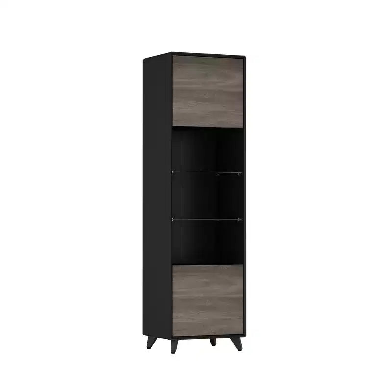 Vertical Storage Cabinet with Double-Door Design