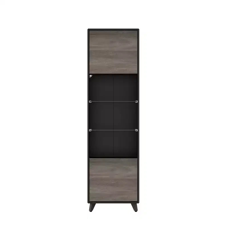 Vertical Storage Cabinet with Double-Door Design