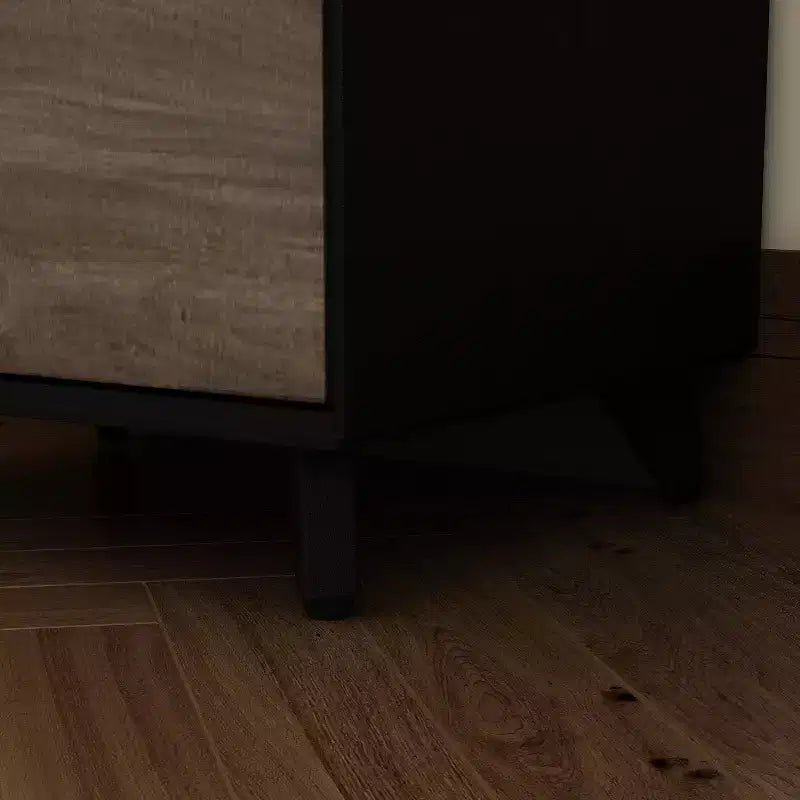 Vertical Storage Cabinet with Double-Door Design