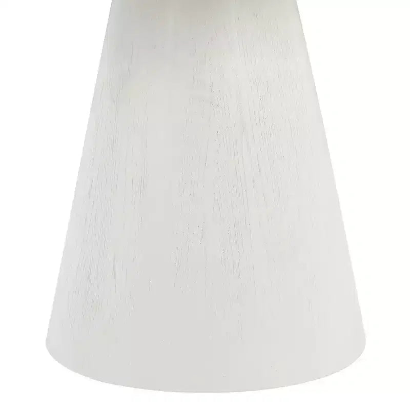 Retro Wood Top Frustum Pedestal Dining Table