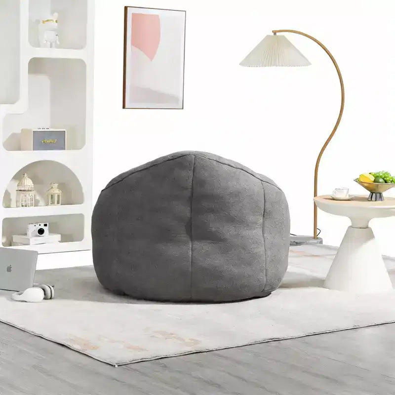 Bean Bag Sofa Chair with High Pressure Foam and Footrest