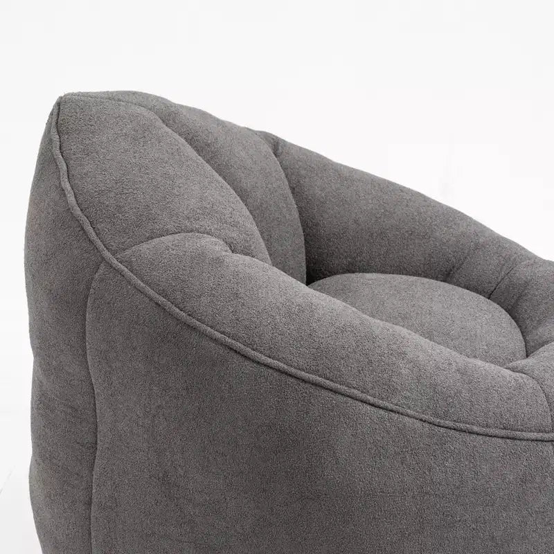 Bean Bag Sofa Chair with High Pressure Foam and Footrest