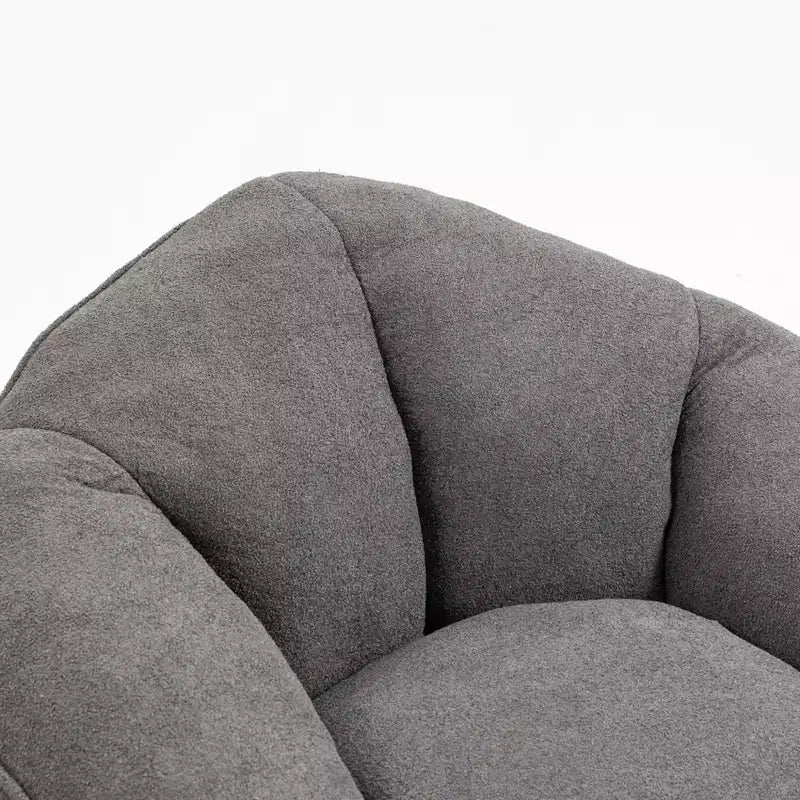 Bean Bag Sofa Chair with High Pressure Foam and Footrest