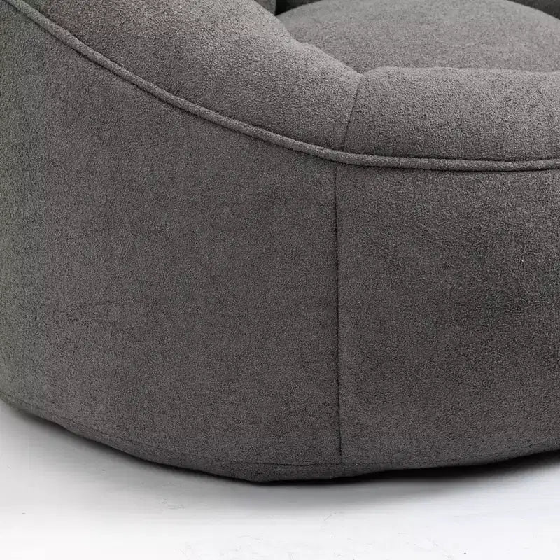 Bean Bag Sofa Chair with High Pressure Foam and Footrest