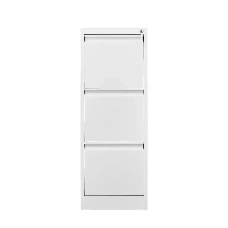 Heavy-Duty Lockable Metal Filing Cabinet - 3 Drawers, Secure Vertical Steel File Organizer for Letter, Legal & A4 Files, Space-Saving Home Office Storage