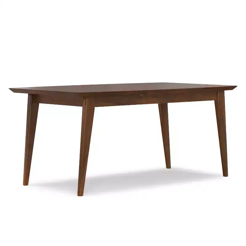 Tierney 66-84 inch x 40 inch Rectangle Mid-Century Modern Extendable Dining Table