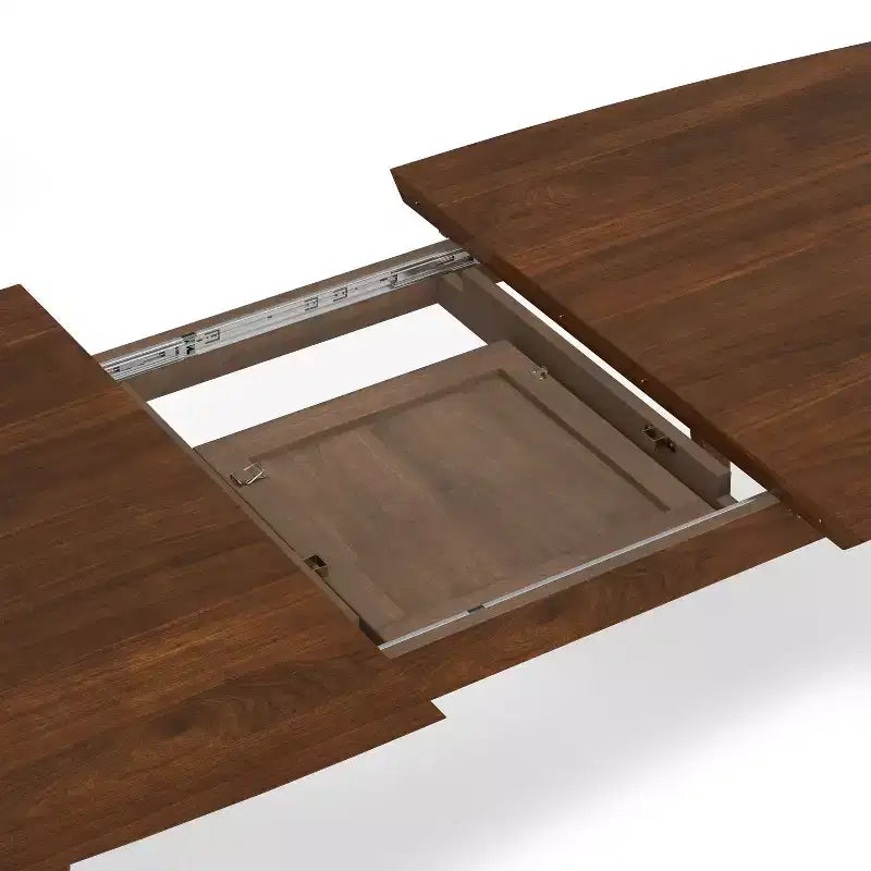 66-84 inch x 40 inch Rectangle Mid-Century Modern Extendable Dining Table