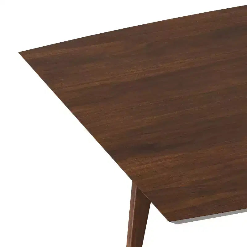 66-84 inch x 40 inch Rectangle Mid-Century Modern Extendable Dining Table