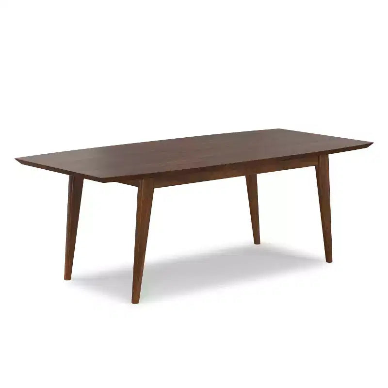66-84 inch x 40 inch Rectangle Mid-Century Modern Extendable Dining Table
