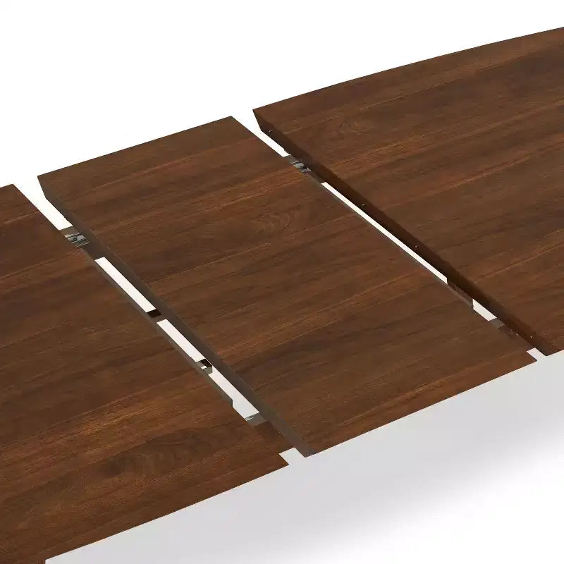 66-84 inch x 40 inch Rectangle Mid-Century Modern Extendable Dining Table