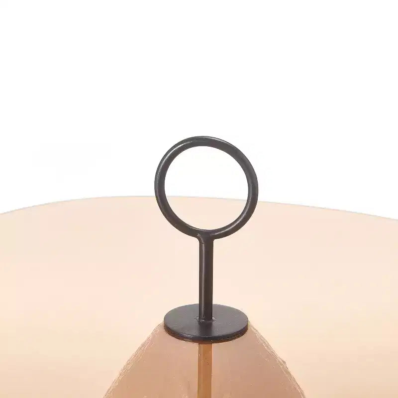 Modern Accent Side Table with Tempered Glass Top