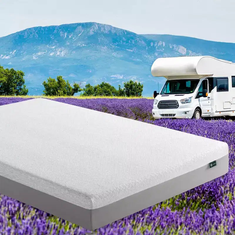 Zinus 8 Inch Ultima RV Memory Foam Mattress, Short Queen, Fiberglass Free, Medium Firm Feel, Breathable Memory Foam, Certified Safe Foams & Fabric