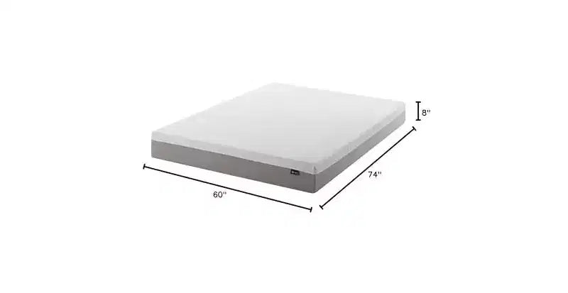 8 Inch Memory Foam Mattress, Short Queen, Fiberglass Free, Medium Firm, Breathable & Certified Safe