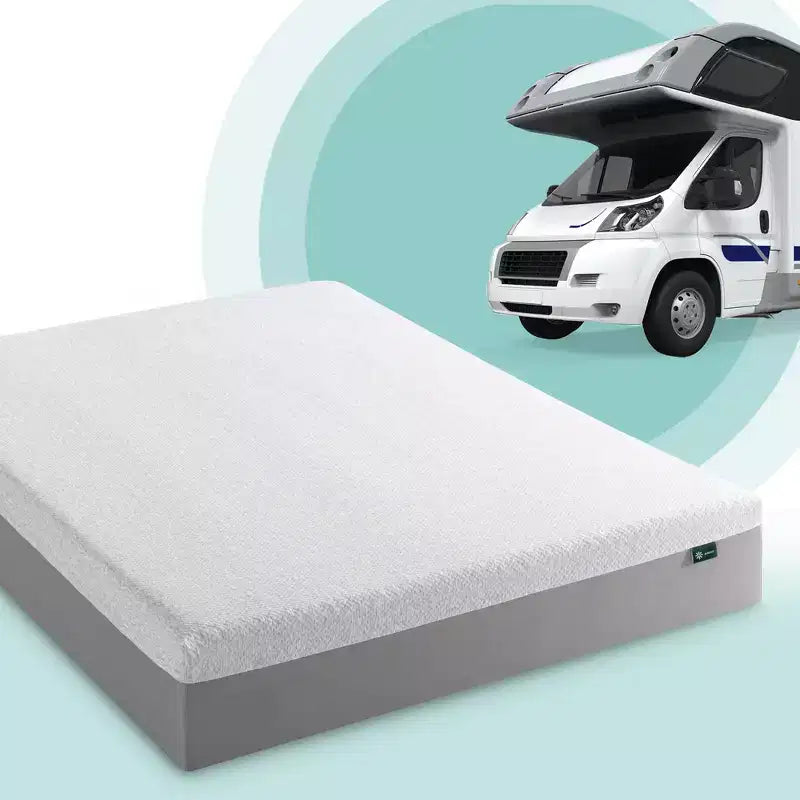 8 Inch Memory Foam Mattress, Short Queen, Fiberglass Free, Medium Firm, Breathable & Certified Safe