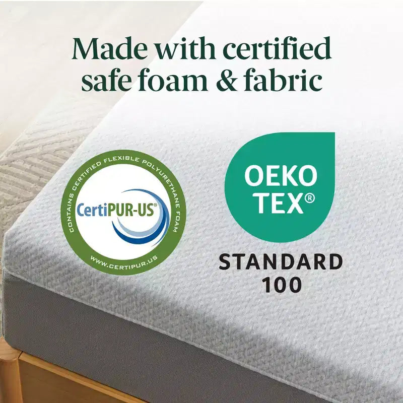 8 Inch Memory Foam Mattress, Short Queen, Fiberglass Free, Medium Firm, Breathable & Certified Safe