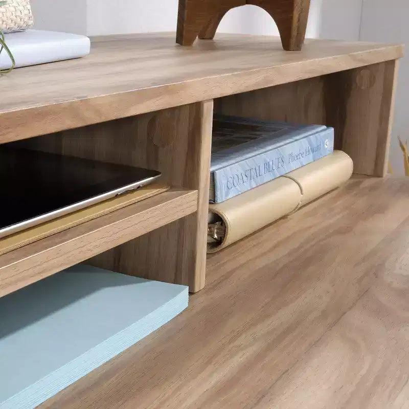 Rotating Bookshelf, 360° 5-Tier Corner Bookcase with Drawer, Floor Standing Wood Narrow Storage Rack