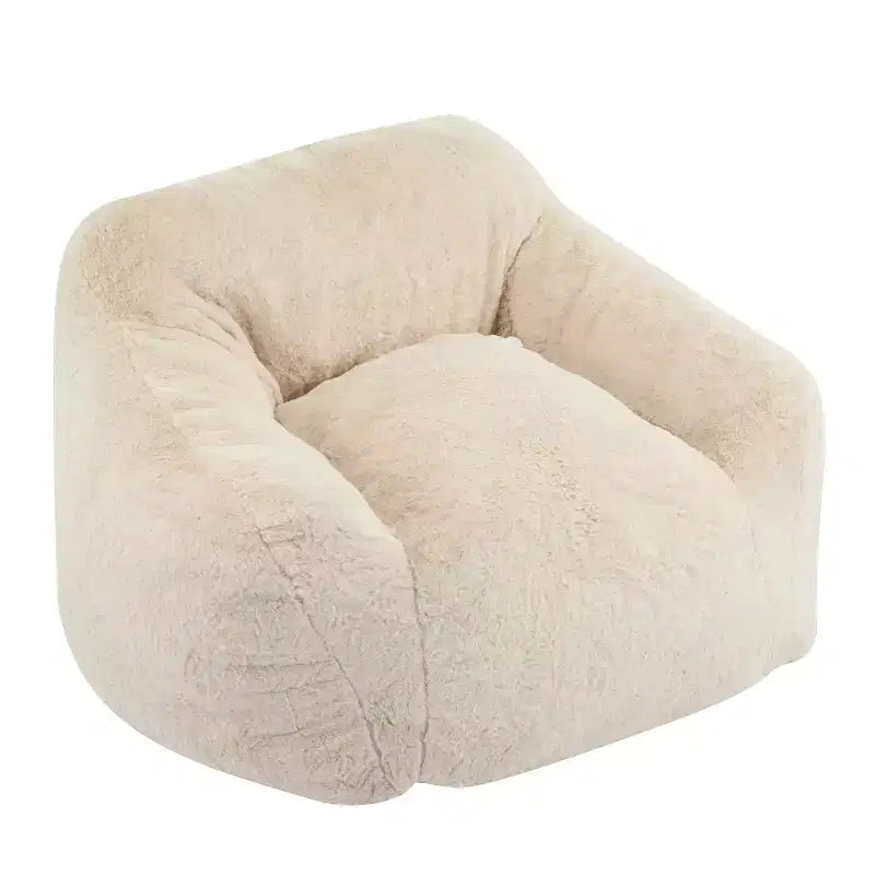 Indoor Armchair Style Bean Bag, Beige