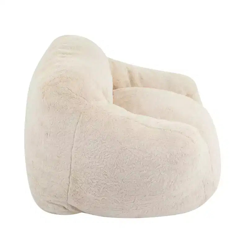Indoor Armchair Style Bean Bag, Beige