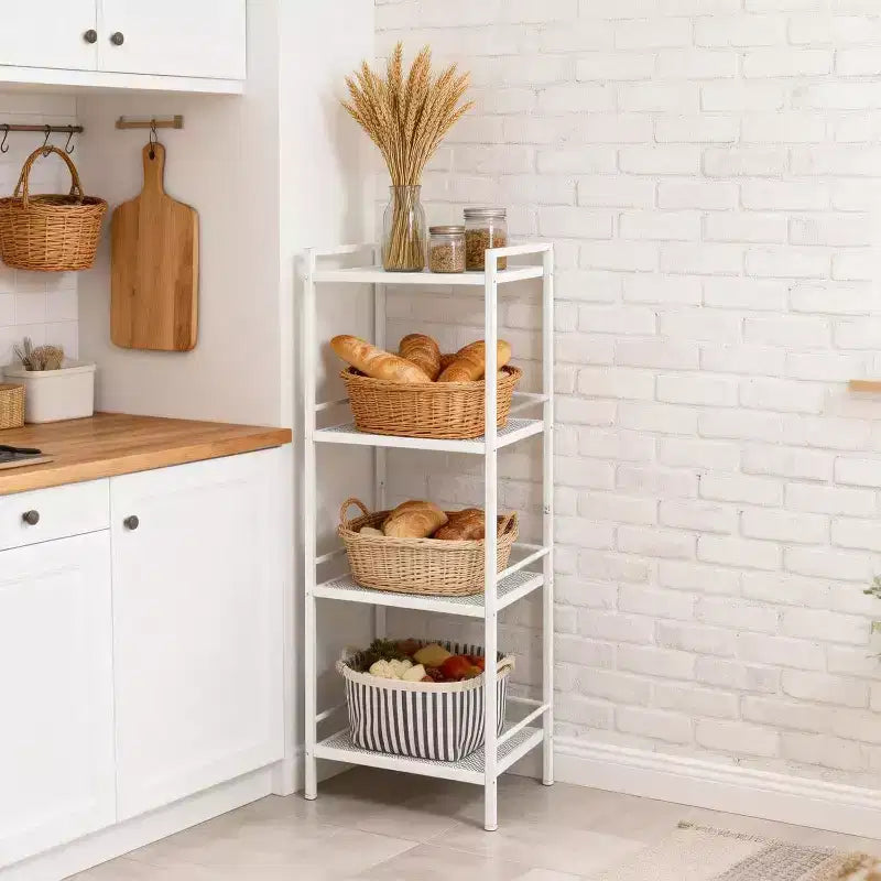 3/ 4 Tier Bathroom Shelves, Ladder Shelf for Bathroom Storage, Space-Saving Design, Shelf Freestanding Stylish Storage Solution for Home Office