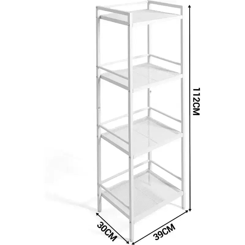 3/ 4 Tier Bathroom Shelves, Ladder Shelf for Bathroom Storage, Space-Saving Design, Shelf Freestanding Stylish Storage Solution for Home Office