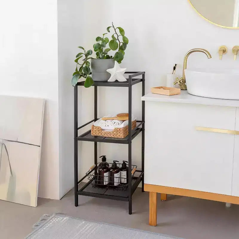 3/ 4 Tier Bathroom Shelves, Ladder Shelf for Bathroom Storage, Space-Saving Design, Shelf Freestanding Stylish Storage Solution for Home Office